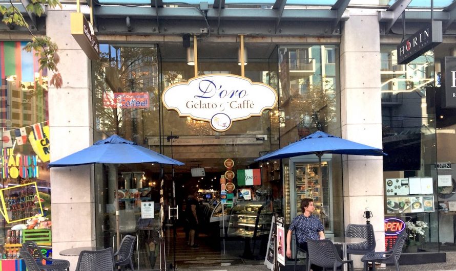 ロブソンのイタリアンジェラート屋さん　D’oro Gelato Cafe